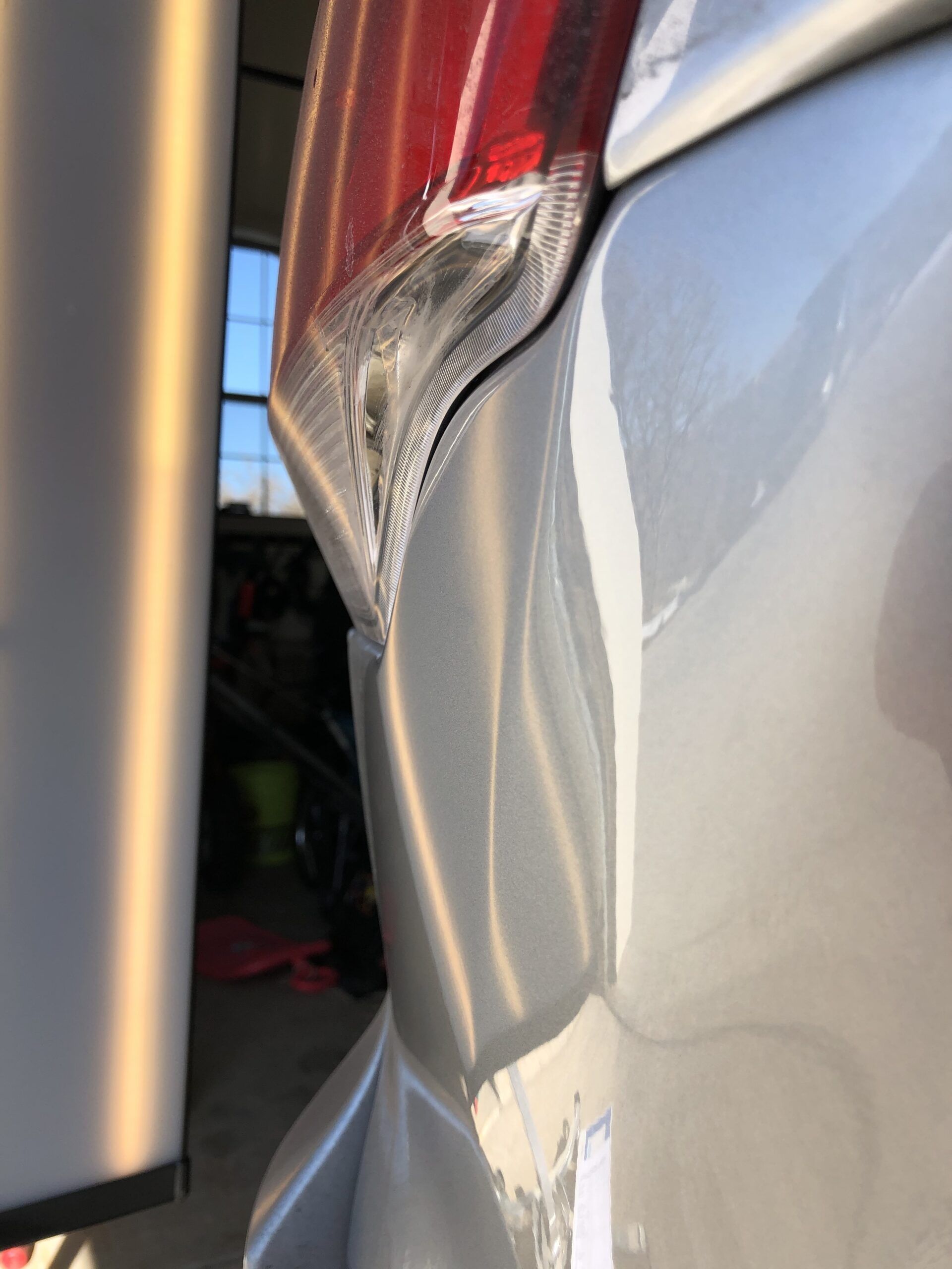dent on toyota after